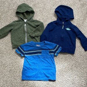 18 month Toddler Boy Sweatshirt and Shirt bundle